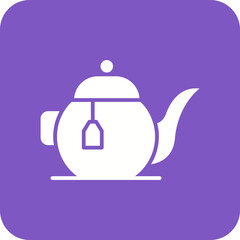 Teapot Line Color Icon