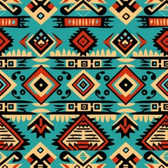 Aztec Geometry Pattern