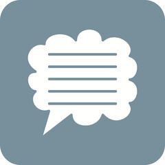 Comments Line Color Icon