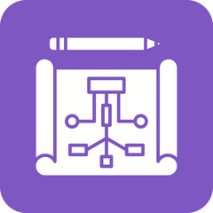 Project Planning Line Color Icon