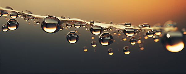 Drops of the water. - Powered by Adobe