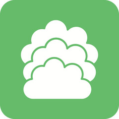 Cloud Line Color Icon