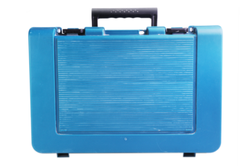 Closed Tool Box Isolated on a White Background.