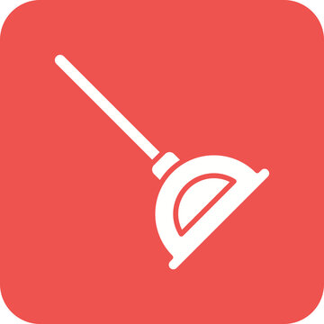recommend clip art: Toilet Plunger Line Color Icon