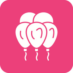 Ballons Line Color Icon