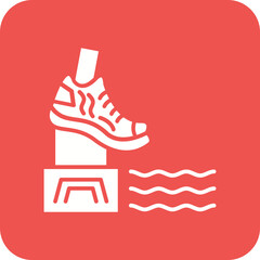 Starting Block Line Color Icon