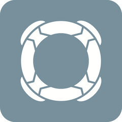 Obraz premium Lifebuoy Line Color Icon