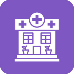 Obraz premium Clinic Line Color Icon
