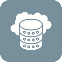 Cloud Storage Line Color Icon