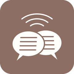 Communication Line Color Icon