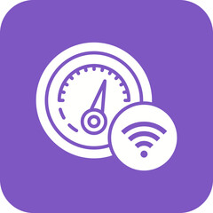 Smart Meter Line Color Icon