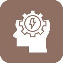 Mind Power Line Color Icon