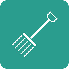 Farm Fork Line Color Icon