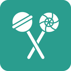 Lollipop Line Color Icon