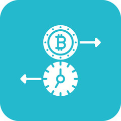 Timestamping Line Color Icon