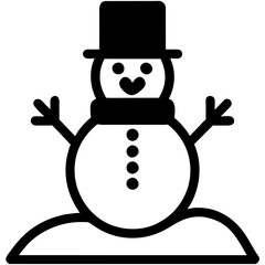 snowman with hat