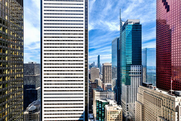 Toronto financial core buildings 