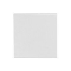 a white Square Corrugated Box image isolated on a white background