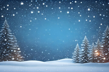 Christmas Holiday Banner. Christmas Background. Christmas Greeting. Christmas Tree. Copy Space.