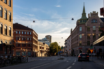 Obraz premium Somewhere in Malmo in summer