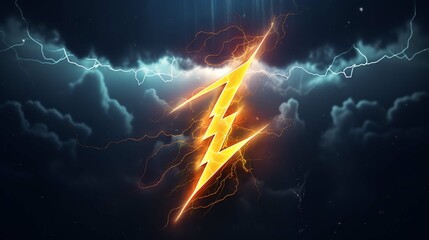 Lightning logo effect 