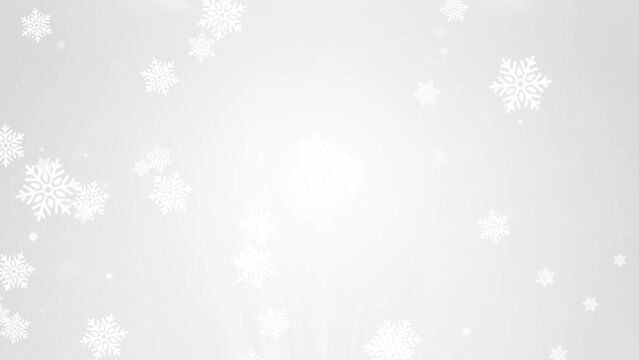 snowflake flying background. Christmas background.
Winter frame background. 4K loop animated frame.