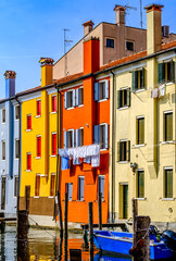 Fototapeta na wymiar famous old town of chioggia in italy