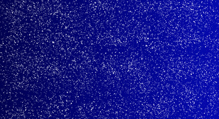 Fondo azul con copos de nieve.