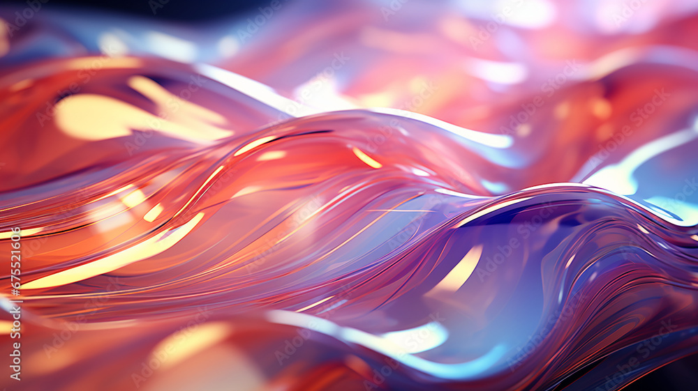 Poster modern conceptual color 3d background for design of visual projects