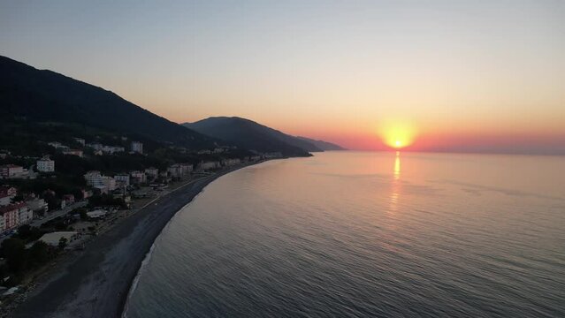 A view from the town of inebolu in Kastamonu, Turkey.