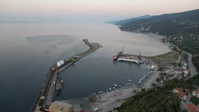 A view from the town of inebolu in Kastamonu, Turkey.
