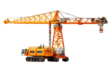 Obraz na płótnie Canvas Essential Tower Crane Safety on isolated background