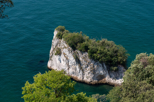 View of the cliffs of di Duino