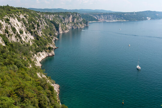 View of the cliffs of di Duino