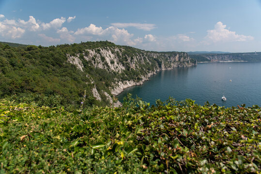 View of the cliffs of di Duino
