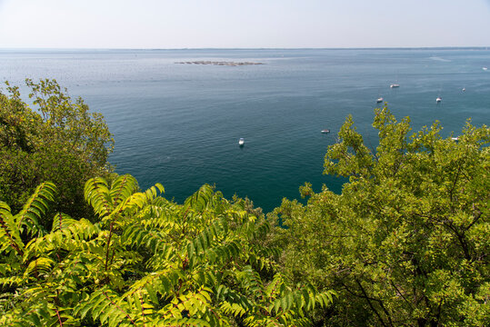 View of the cliffs of di Duino