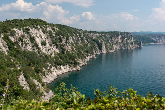 View of the cliffs of di Duino