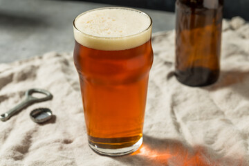 Boozy Cold Dark Brown Craft Beer