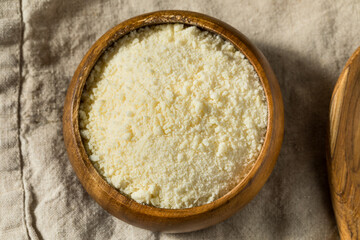 Obraz na płótnie Canvas Healthy White Grated Parmesan Cheese