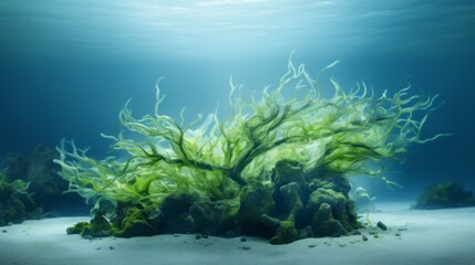 Naklejka na ściany i meble green seaweed.