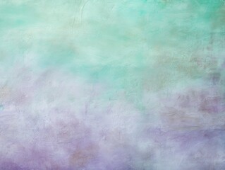Textured background abstraction. Painted wall. Vibrant colors design. Lavender and seafoam green color.