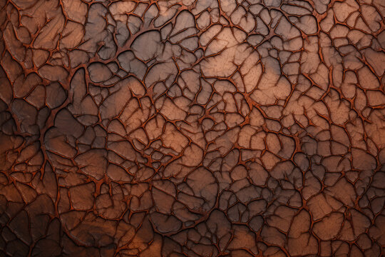 Top-down view of briar pattern, external surface material texture