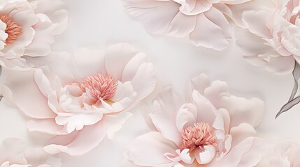  a close up of pink flowers on a white background with a gray and pink stripe on the bottom of the image.  generative ai