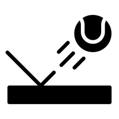 Bouncing of tennis Ball icon