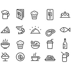 Restaurant Icons vector design