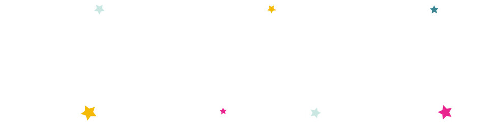 Rainbow Rain Christmas Vector White Panoramic