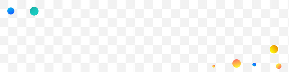 Color Dot Top Vector Transparent Panoramic