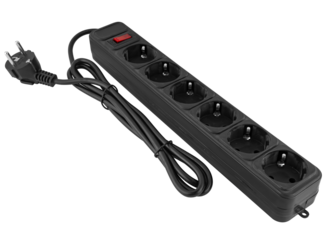 surge protector, electrical extension cord with sockets
