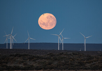 Full moon with energy