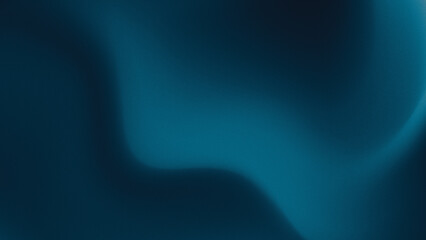 Abstract background blue color flow grainy wave dark noise texture cover header wallpaper design